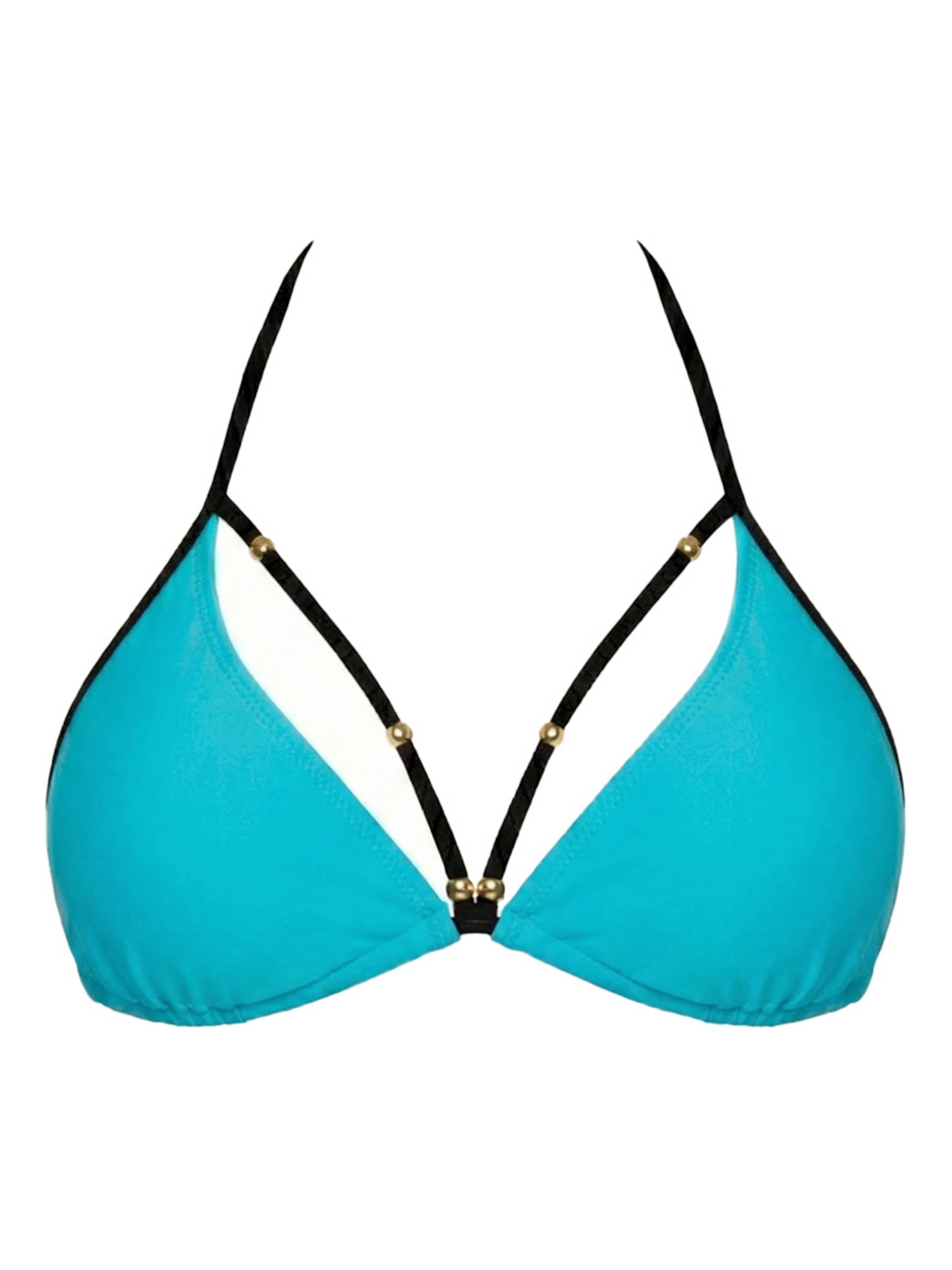 Marko Push-up Bikinitop 'Amal M-807 (3)' in Blauw: voorkant