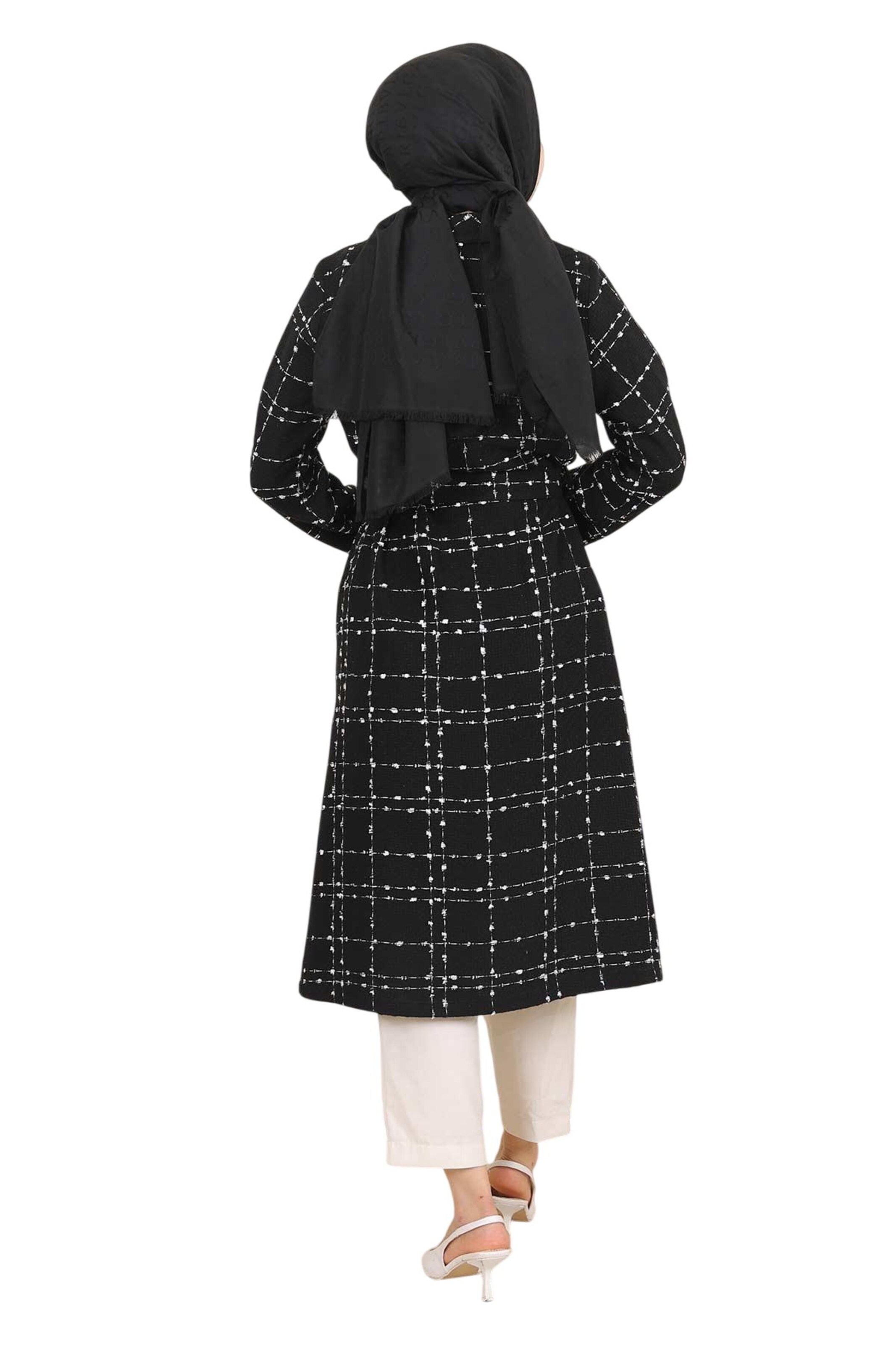 MODAMIHRAM Tussenmantel in Zwart