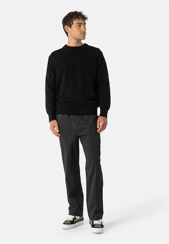 Regular Pantalon chino 'Dawin' Elias Rumelis en noir