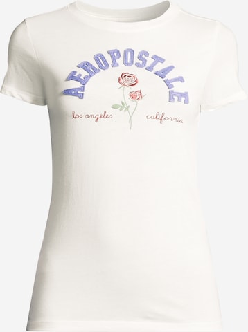 AÉROPOSTALE - Camiseta en blanco: frente