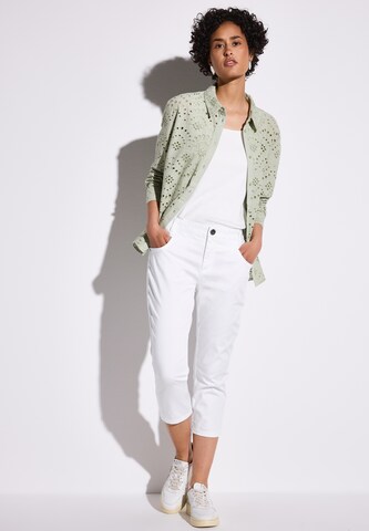 STREET ONE Slimfit Hose in Weiß