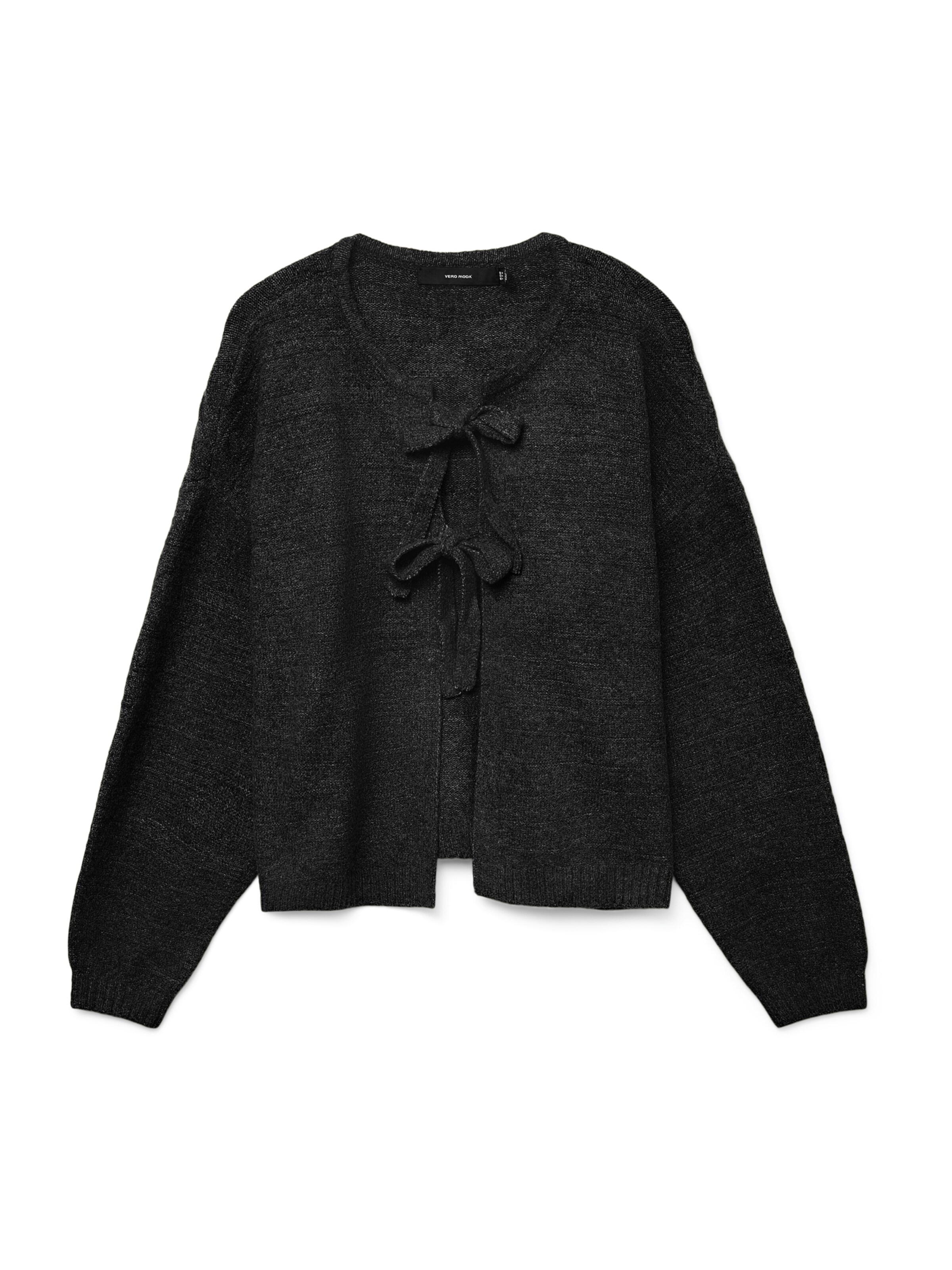 Cardigan 'VMBOOM' VERO MODA en noir : devant