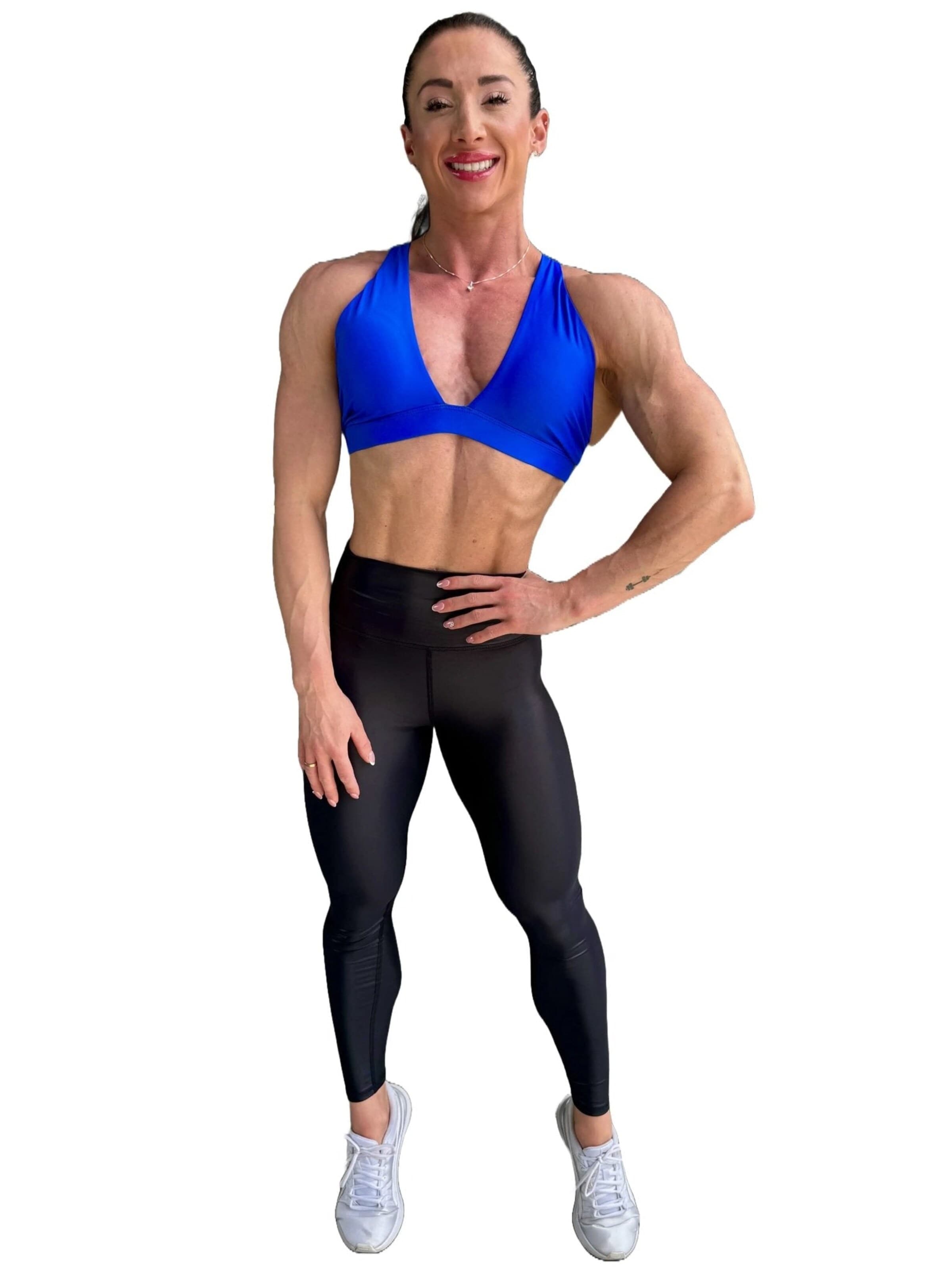Top sportivo 'Top Paula' di LUXFEEL in blu