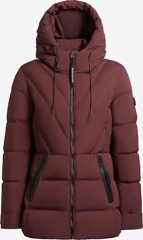 Veste d’hiver 'Rabb' khujo en rouge : devant