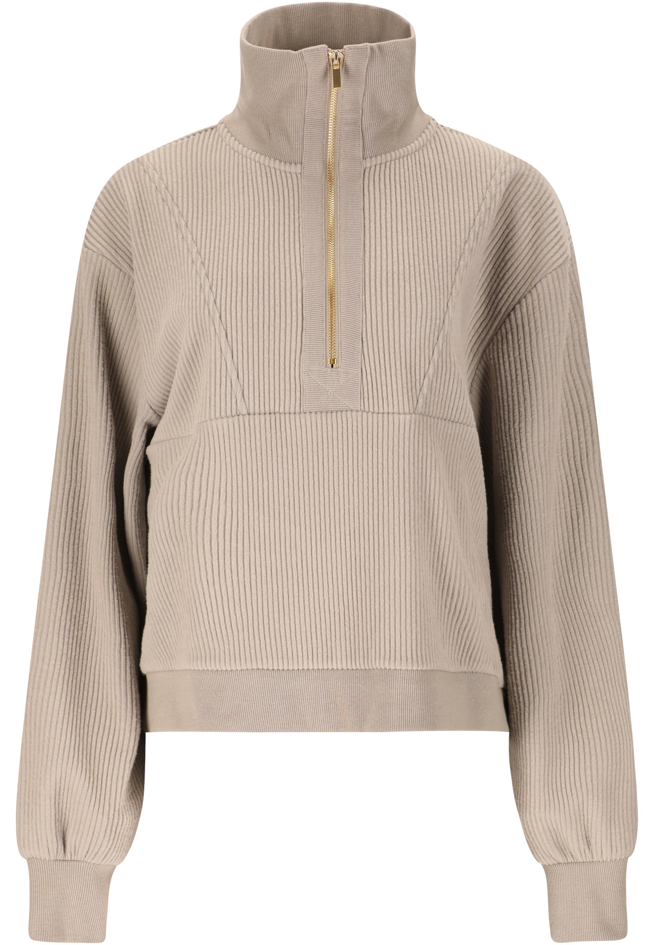 Athlecia Sportief sweatshirt 'Reiley' in Beige: voorkant