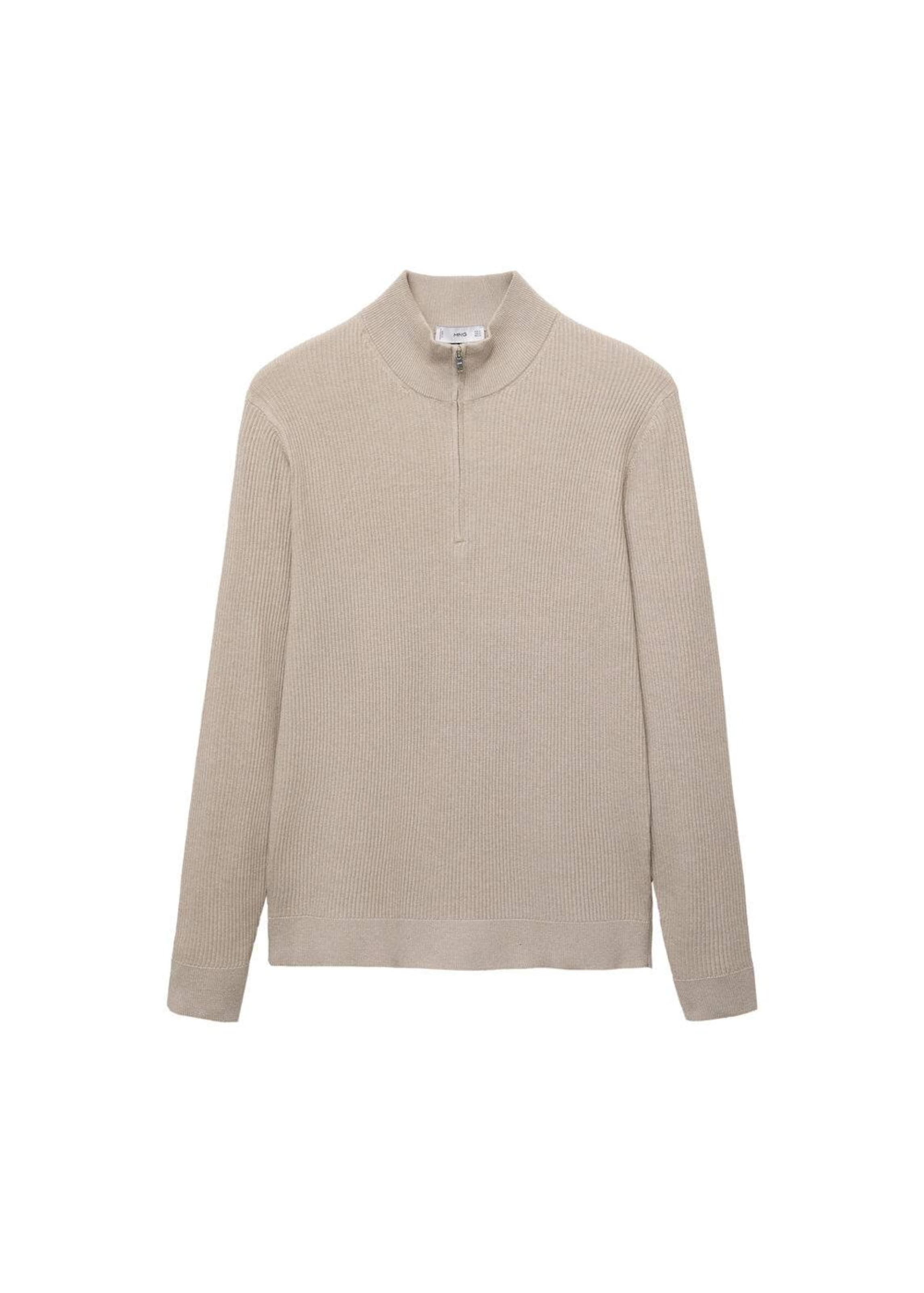 MANGO MAN Sweater 'Antiguap' in Beige: front