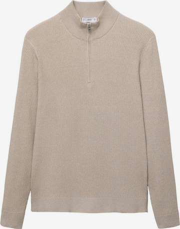 MANGO MAN Pullover 'Antiguap' in Beige: Vorderseite