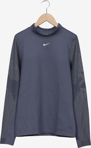 NIKE Langarmshirt M in Grau: Vorderseite