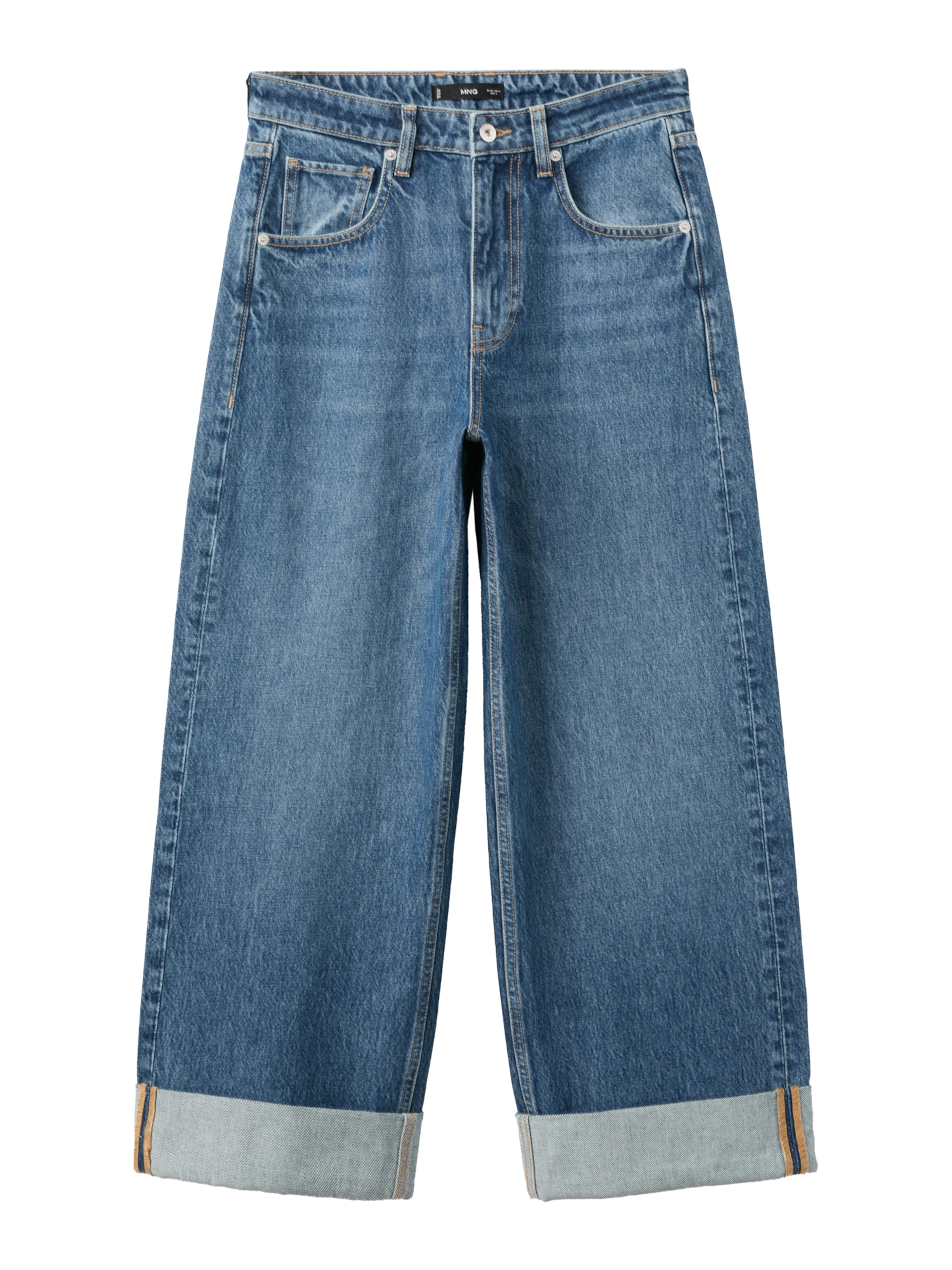 MANGO Bő szár Farmer 'CELIA' - kék: elől