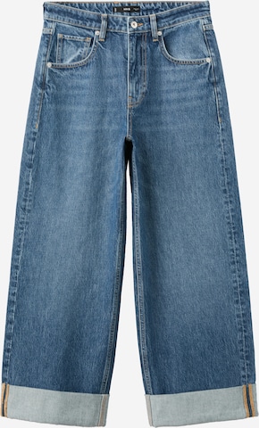 MANGO Wide Leg Farkut 'CELIA' värissä sininen: etupuoli