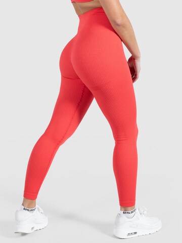 Skinny Pantalon de sport Smilodox en rouge