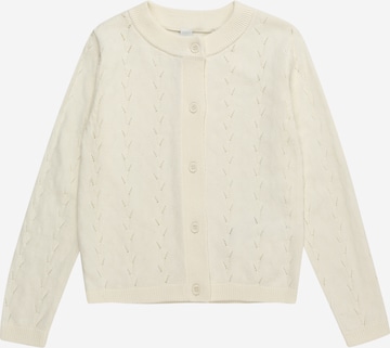 ABOUT YOU Knit Cardigan 'Helene ' in White: front