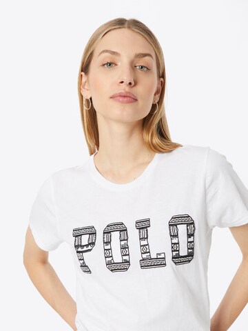 Tricou de la Polo Ralph Lauren pe alb