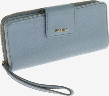 FOSSIL Small Leather Goods in One size in Blue: front