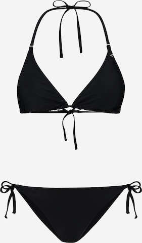 Triangle Bikini 'Liz' Shiwi en noir : devant