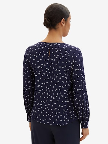 TOM TAILOR Blouse in Blauw