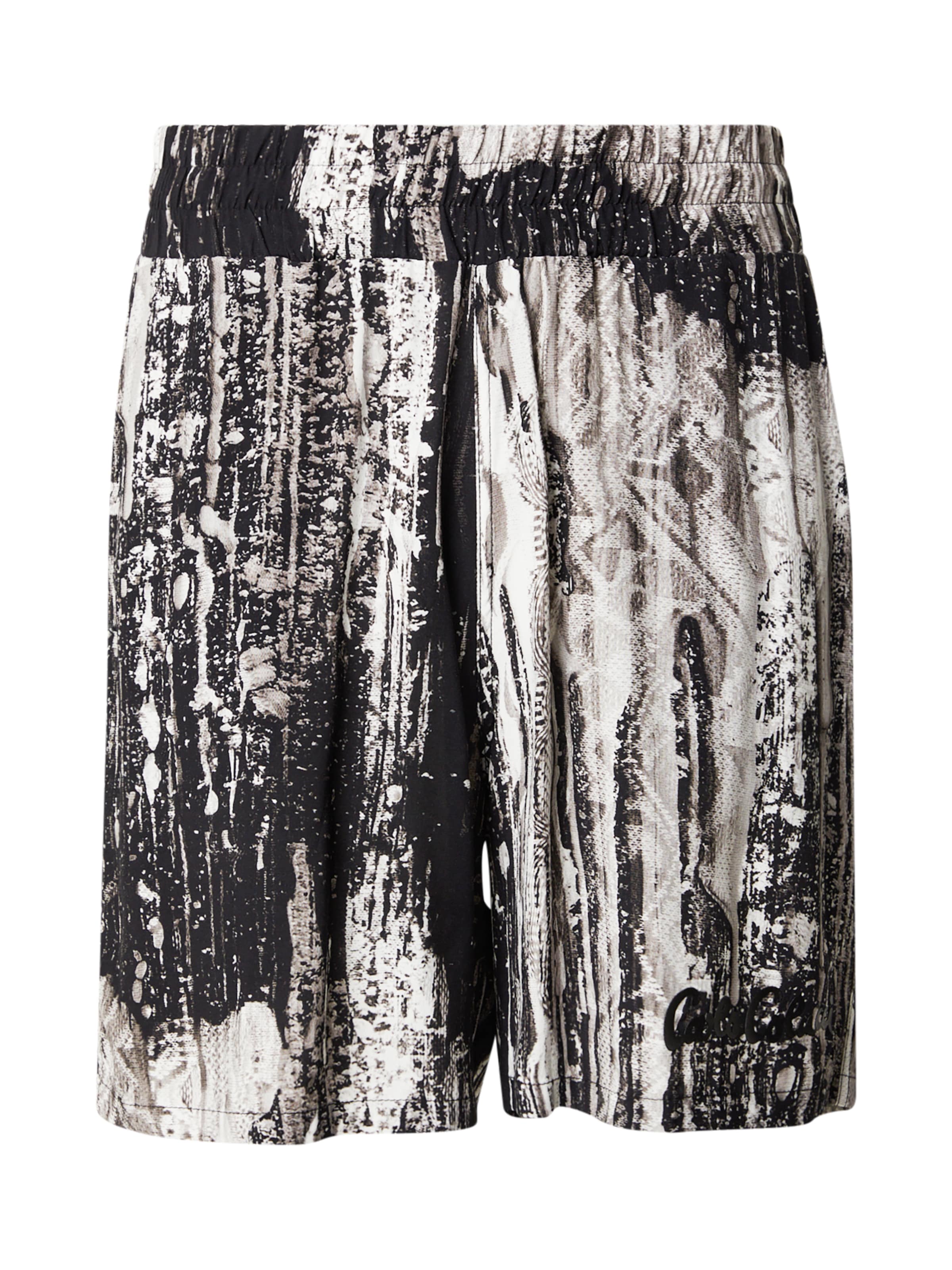 Carlo Colucci Štandardný strih Nohavice - Čierna: predná strana