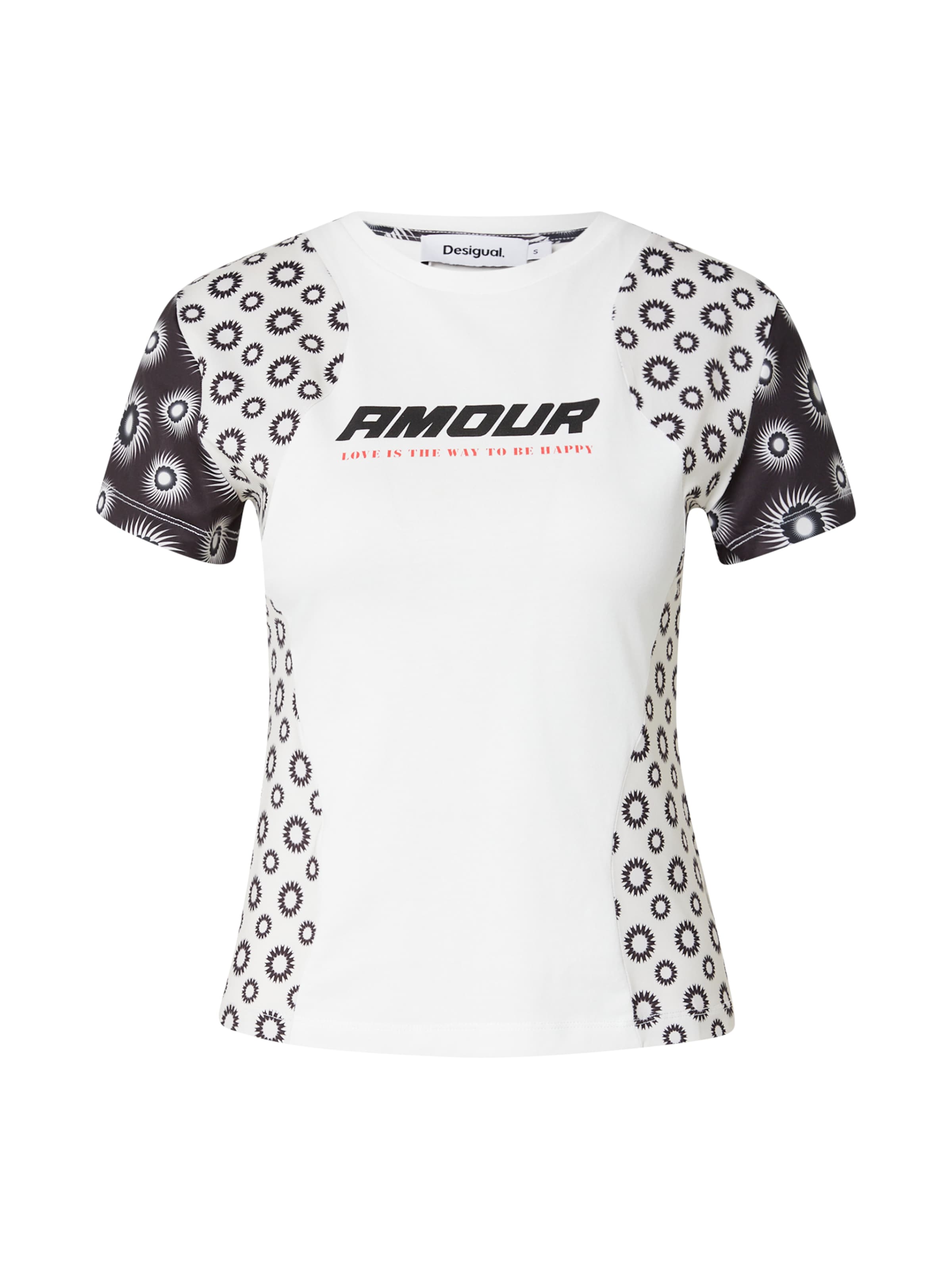 Desigual Tričko – bílá: přední strana