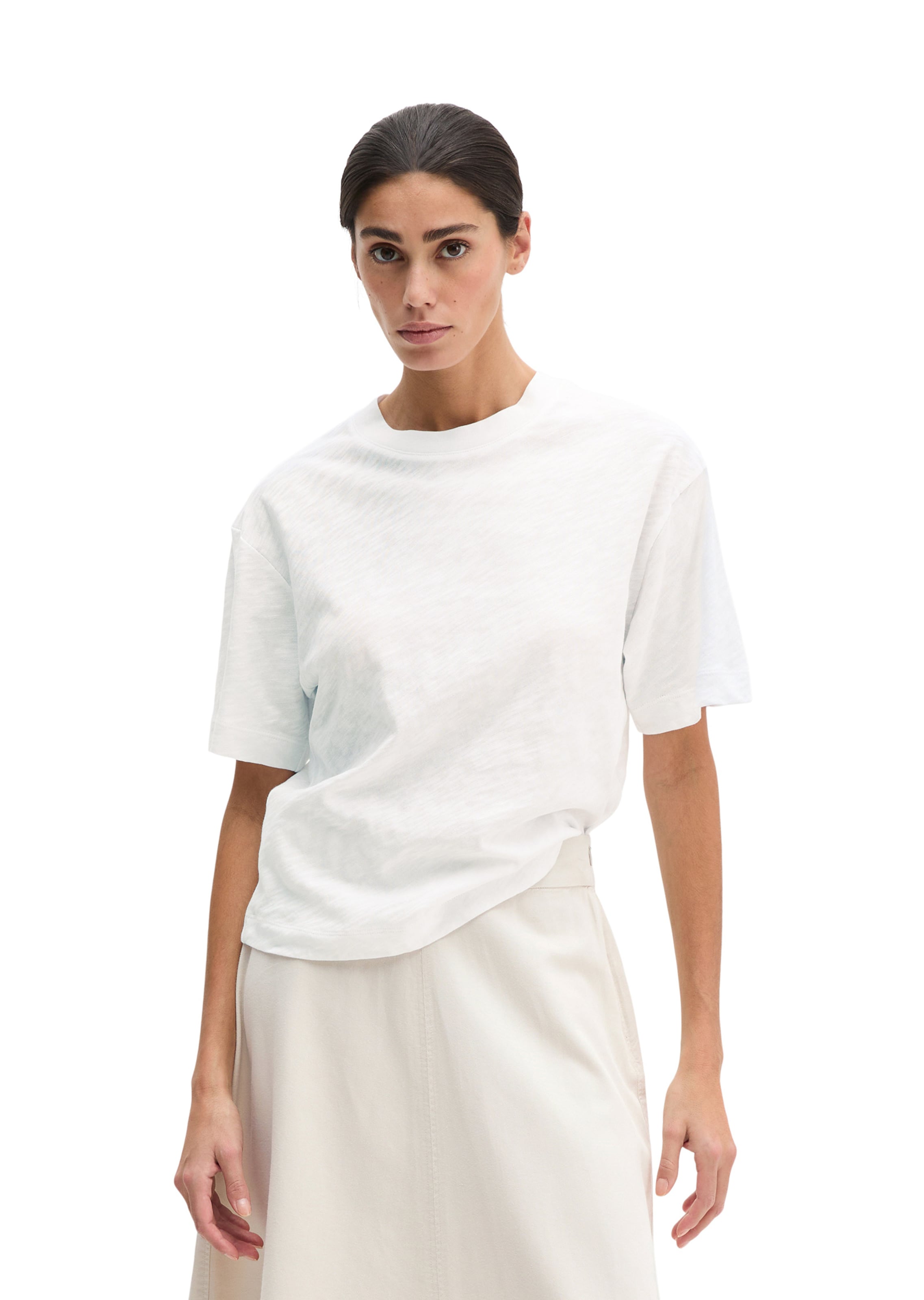 Marc O'Polo T-Shirt in Weiß: Vorderseite