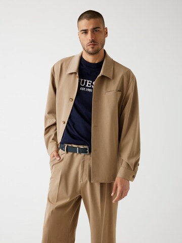 GUESS Between-Season Jacket in Brown: front