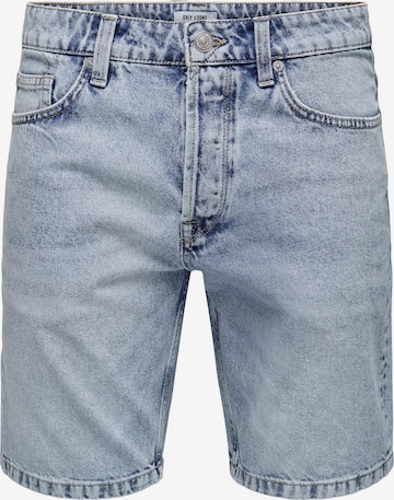 Only & Sons Regular Jeans 'Edge' in Blue: front