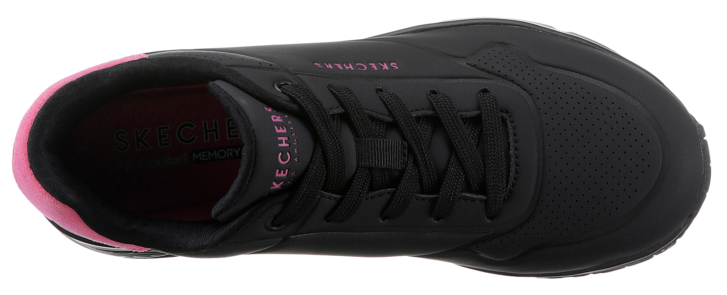 SKECHERS Σνίκερ χαμηλό 'Uno' σε μαύρο