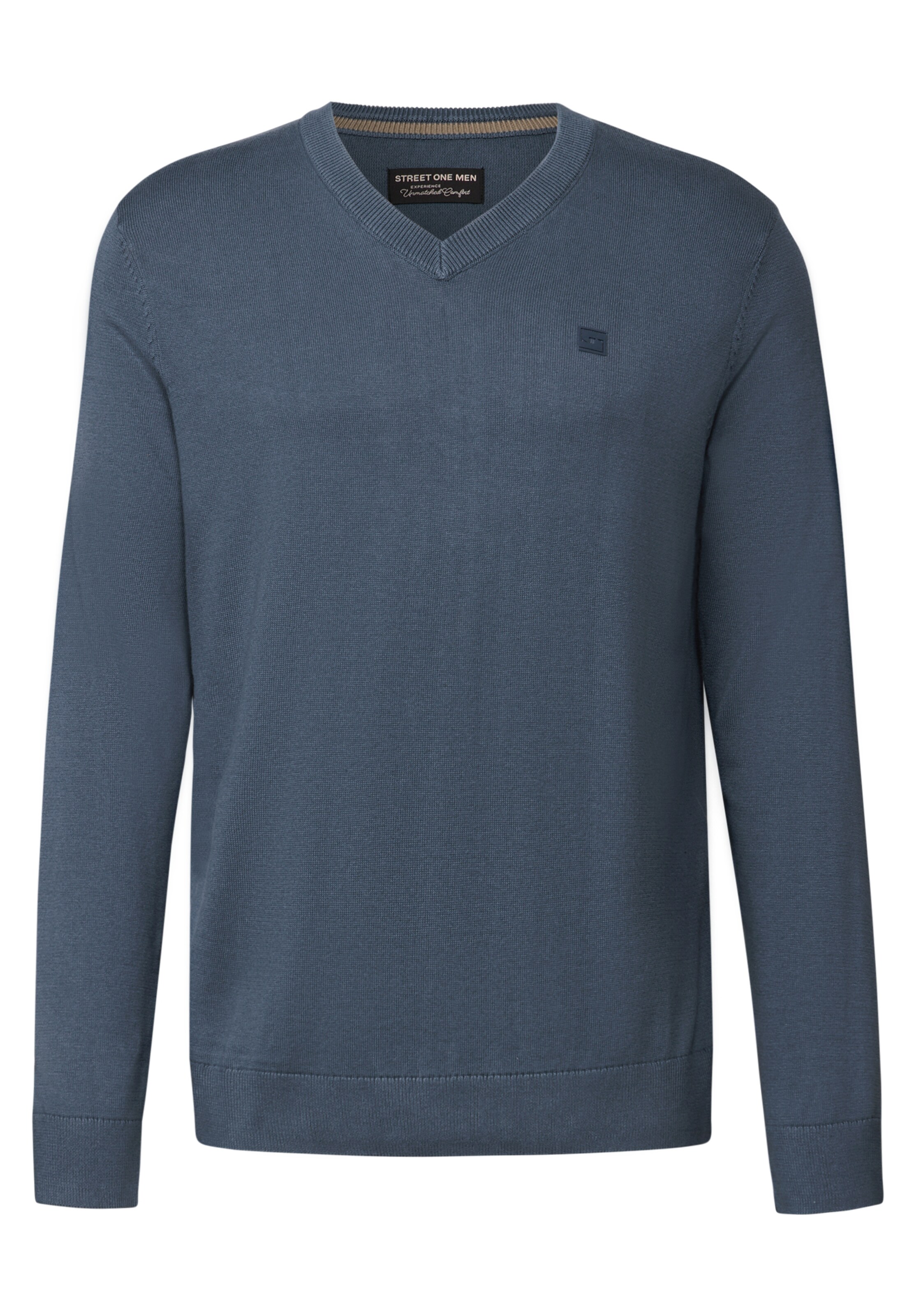 Street One MEN Sweater in Blue: front