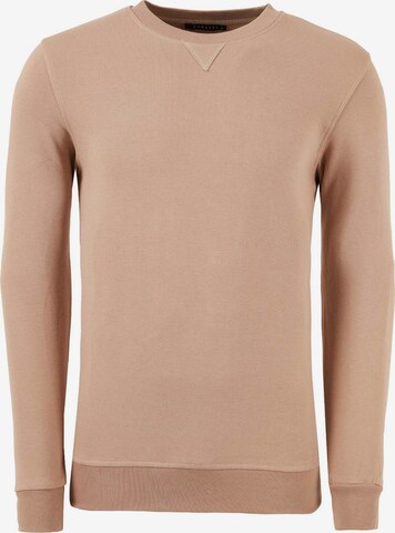 Sweat-shirt Buratti en beige : devant