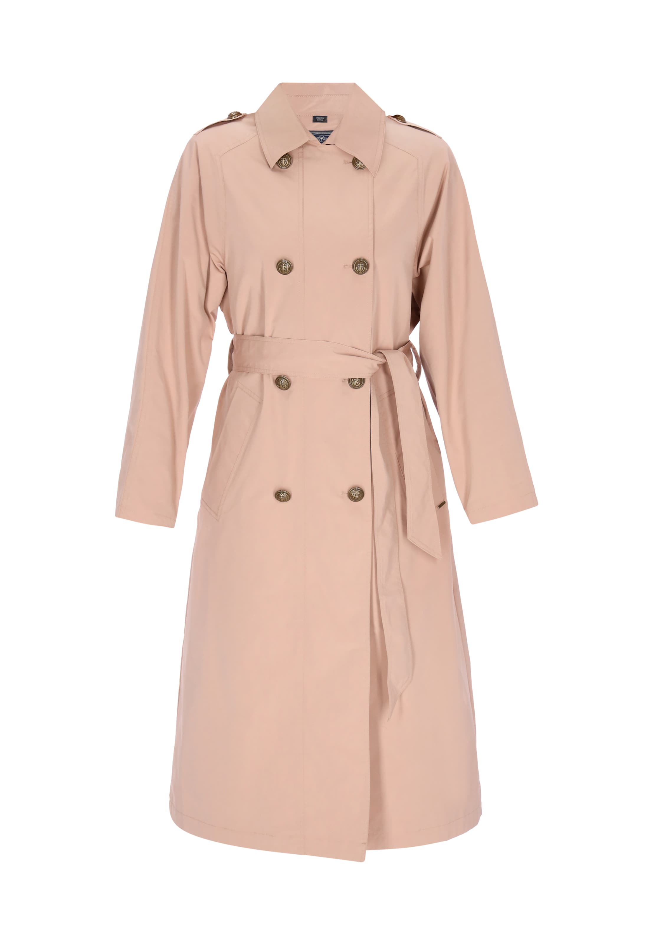 DreiMaster Maritim - Sobretudo meia-estação em bege: frente