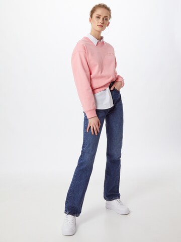 LEVI'S ® Суичър 'Graphic Standard Crewneck Sweatshirt' в розово