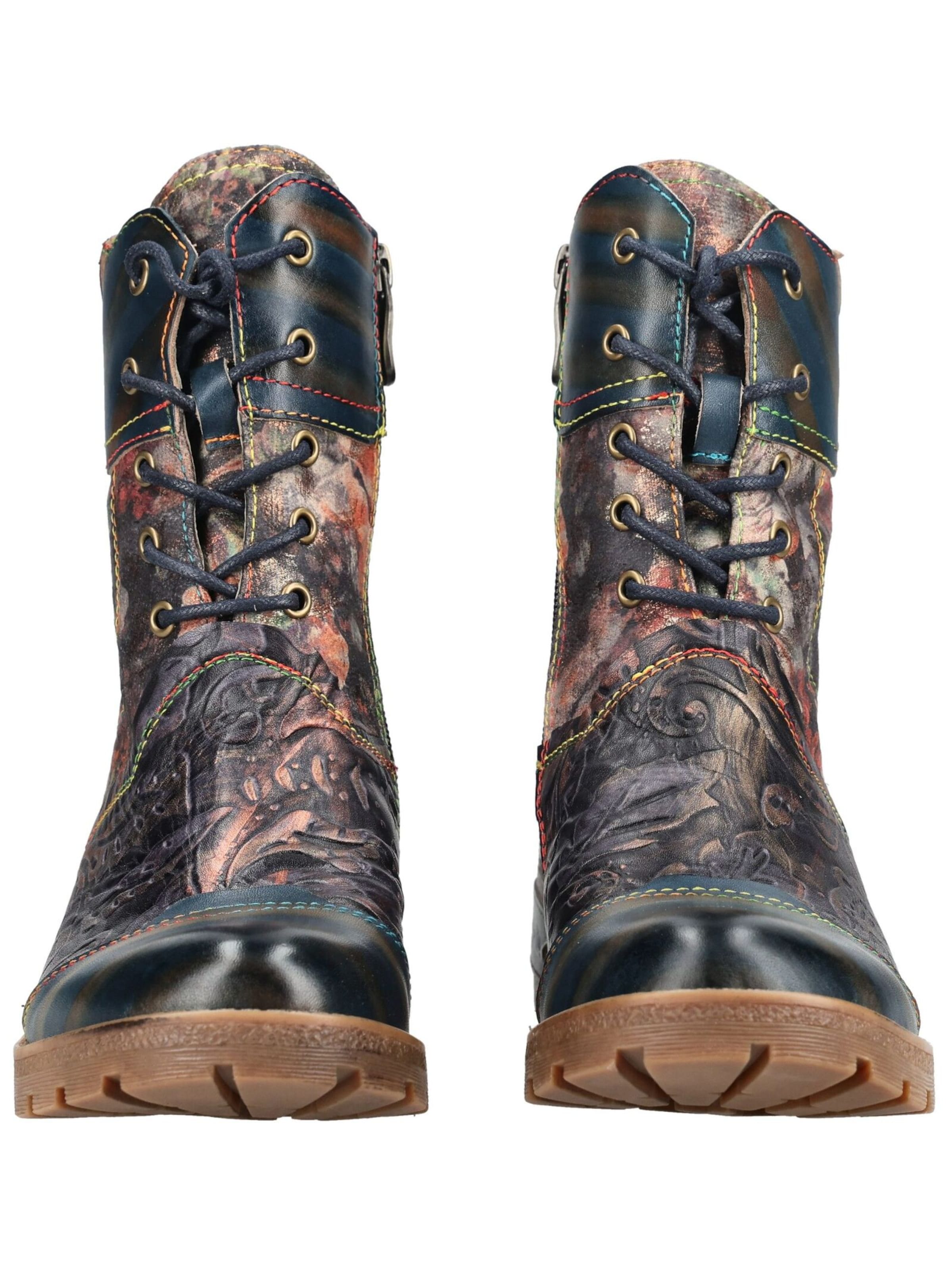 Bottines à lacets Laura Vita en bleu