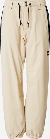 QUIKSILVER Tapered Sports trousers in Beige: front