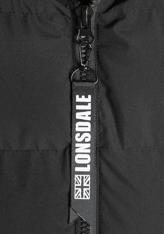 LONSDALE Vest in Black