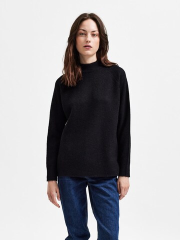 Pullover 'Lulu' di SELECTED FEMME in nero: frontale