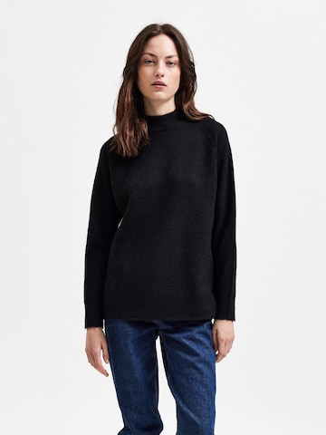 SELECTED FEMME Sweater 'Lulu' in Black: front
