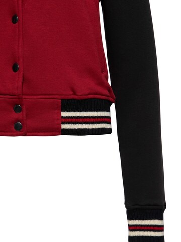 Queen Kerosin Sweatjacke 'We Can Do It'‌‌‌‌‌ in Rot