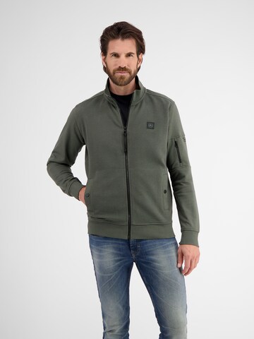 LERROS Sweat jacket in Green: front