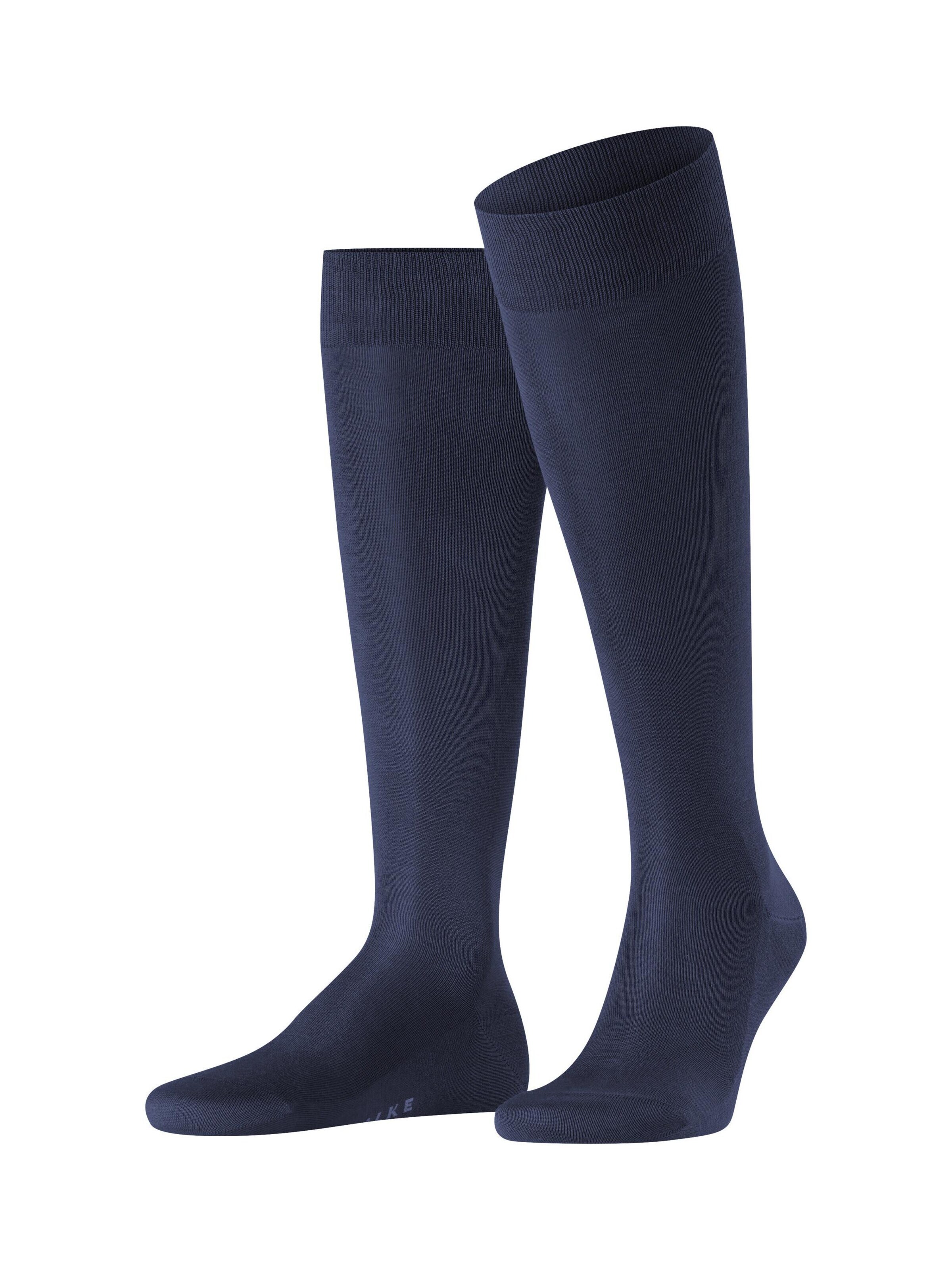 FALKE Kniestrümpfe 'Tiago'‌‌‌‌‌‌ in Blau: Vorderseite