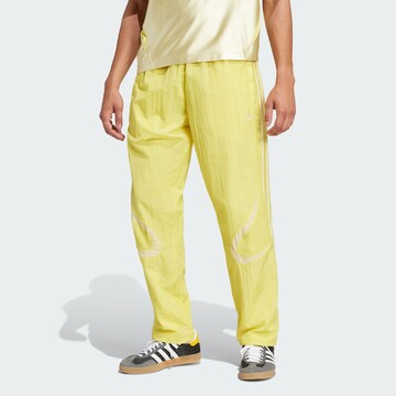 Loosefit Pantalon 'Adicolor 2000s' ADIDAS ORIGINALS en jaune : devant