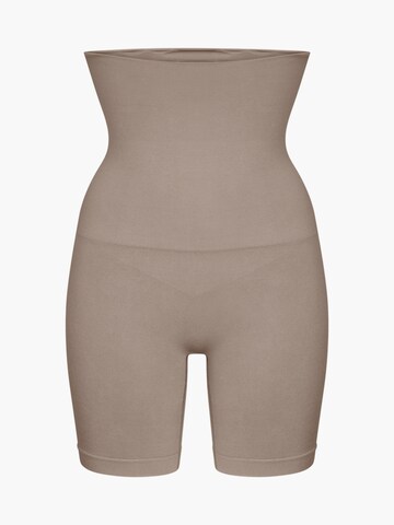 cfab (formerly creamy fabrics) Shaping Pants 'High Waisted Shaping Shorts' in Grey: front