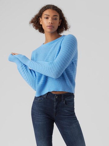 VERO MODA Sweater 'Plenty' in Blue