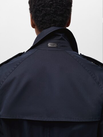 Manteau mi-saison MANGO MAN en bleu