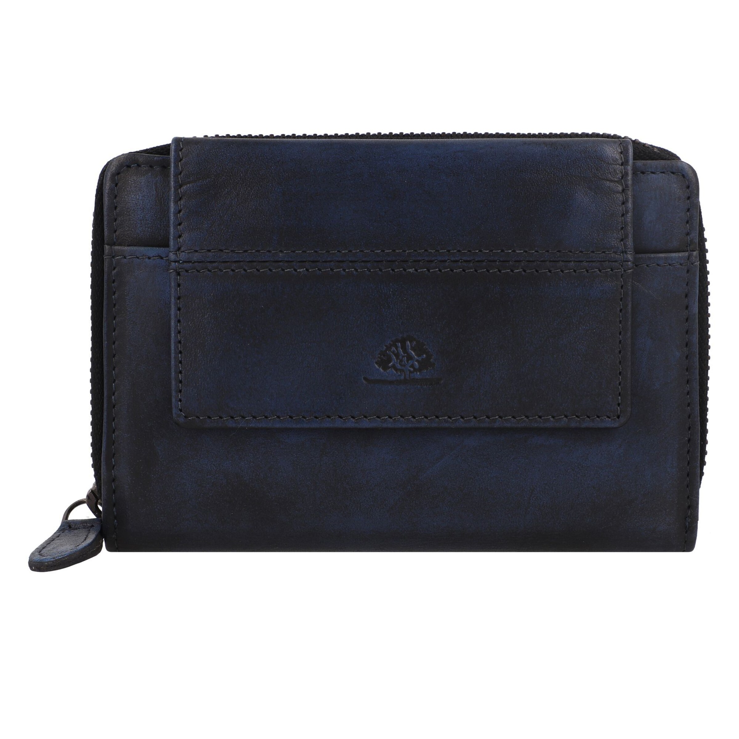 GREENBURRY Wallet 'Distressed' in Blue: front