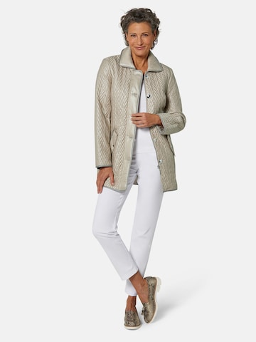 Goldner Jacke in Beige