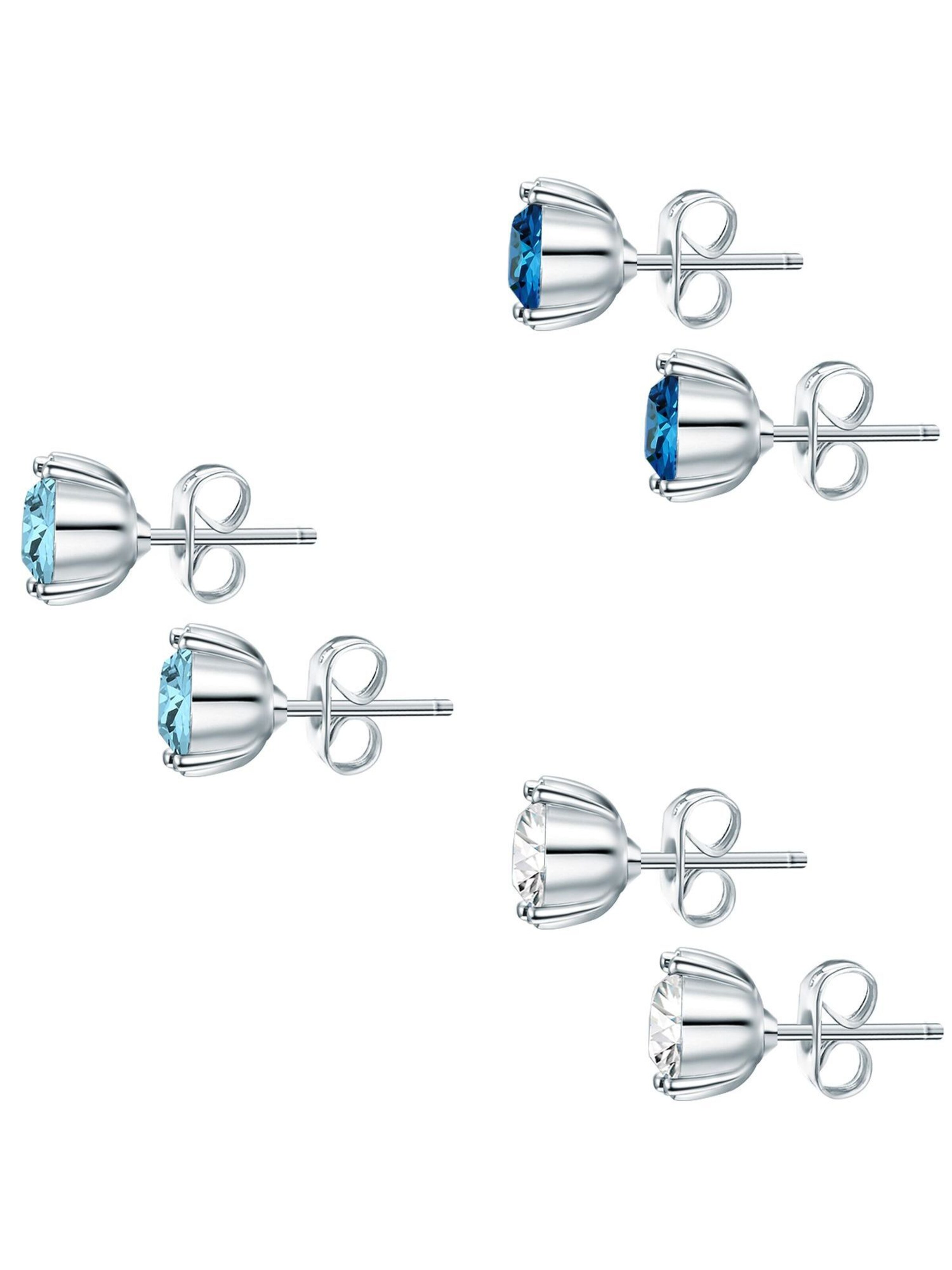 Boucles d'oreilles Lulu & Jane en argent