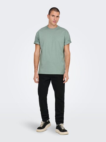 Tricou 'Fred' de la Only & Sons pe verde