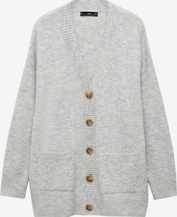 Cardigan 'TALDORA' MANGO en gris : devant