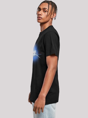 T-Shirt 'NASA Kennedy Space Centre Planet' F4NT4STIC en noir