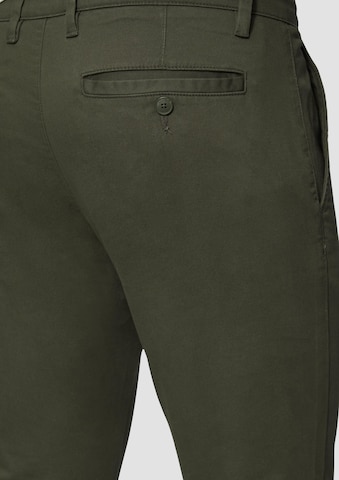 Coupe slim Pantalon chino 'Austin' s.Oliver en vert