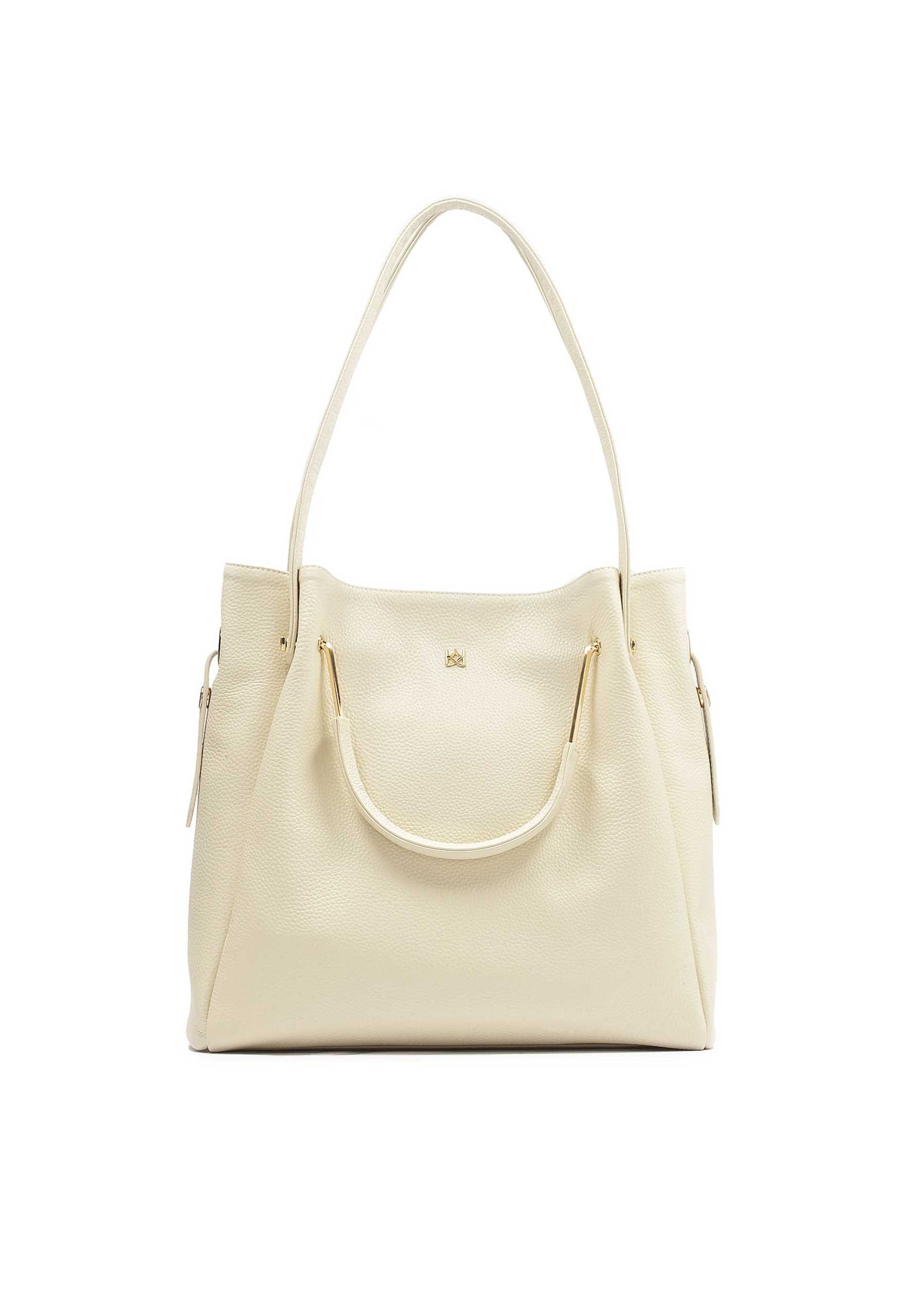 Kazar Handtasche in Beige: Vorderseite